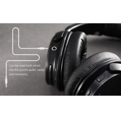 Ausdom M06 Bluetooth Stereo Headset Over Ear Headphones - Deep Bass 10 Ausdom M06 Bluetooth Stereo Headset Over Ear Headphones - Deep Bass -Music Equipment Store 3CM M06 3