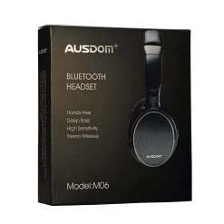 Ausdom M06 Bluetooth Stereo Headset Over Ear Headphones - Deep Bass 11 Ausdom M06 Bluetooth Stereo Headset Over Ear Headphones - Deep Bass -Music Equipment Store 3CM M06 4
