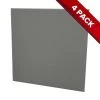 4x Fibreglass Acoustic Treatment Panel - Light Grey - 60cm X 60cm -Music Equipment Store 4 AP600x600 25 B108