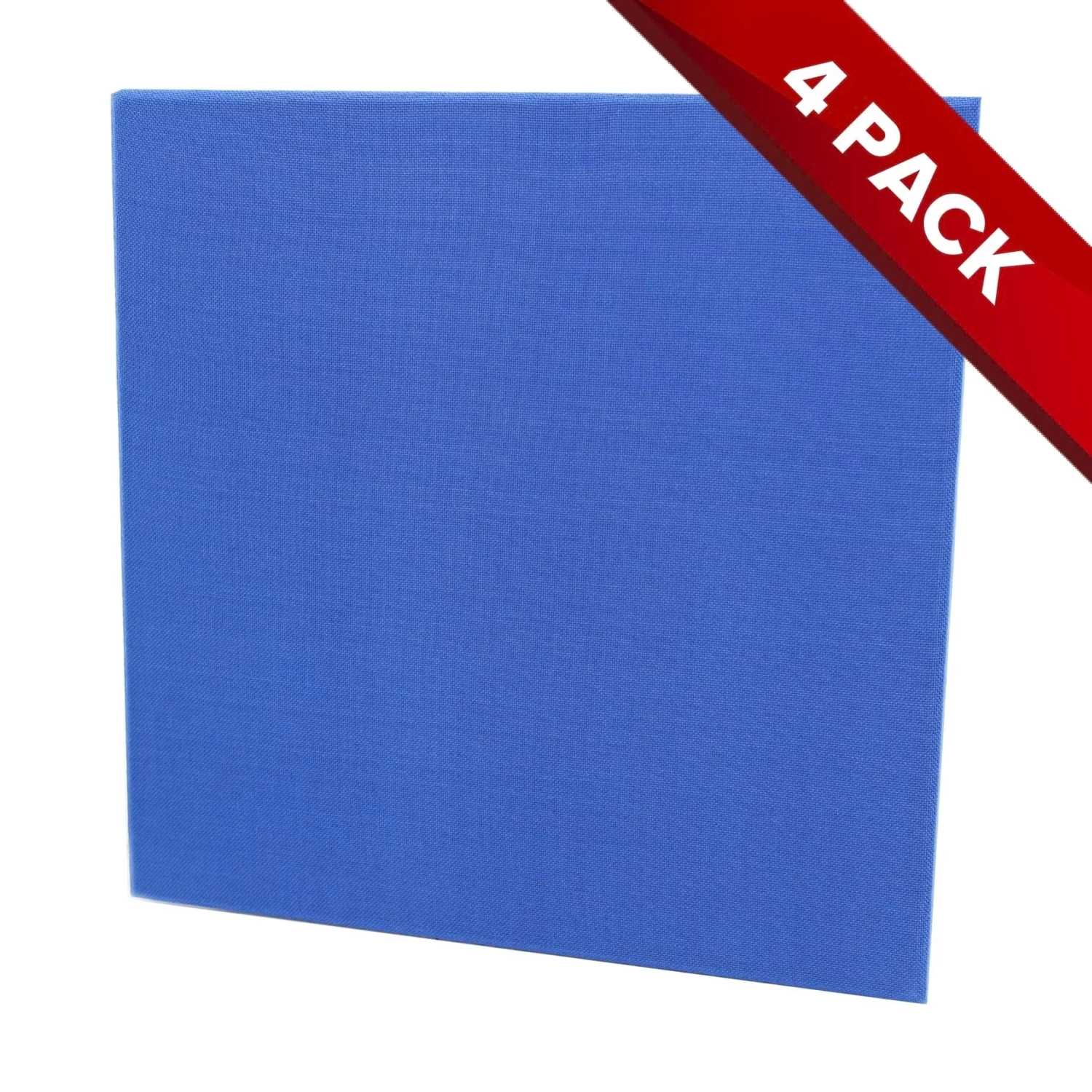 4x Fibreglass Acoustic Treatment Panel - Blue - 60cm X 60cm 3 4x Fibreglass Acoustic Treatment Panel - Blue - 60cm X 60cm