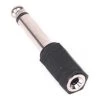 Audio Adapter - 1/8" Female TRS To 1/4" Male TS - Stereo To Mono -Music Equipment Store A 1 8f 1 4m SM