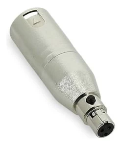 Audio Adapter - XLR Male To Mini 3 Pin XLR Female