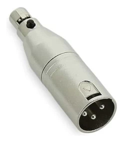 Audio Adapter - XLR Male To Mini 3 Pin XLR Female 9 Audio Adapter - XLR Male To Mini 3 Pin XLR Female -Music Equipment Store A XLRm miniXLRf 3