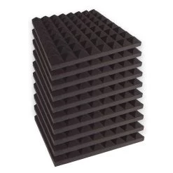 20x Sheets Of Studio Acoustic Panels - 50mm Pyramid -Music Equipment Store AC 20 ZY 35 3