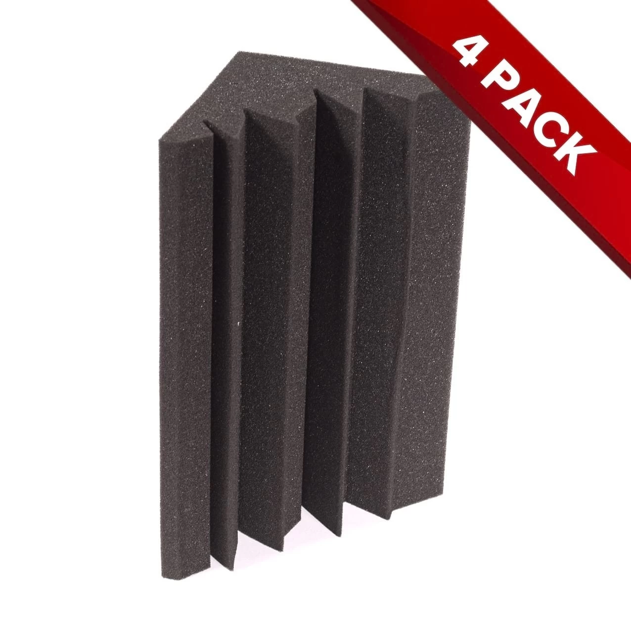 4x Studio Acoustic Foam Corner Trap Piece 3 4x Studio Acoustic Foam Corner Trap Piece