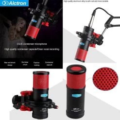 Alctron CS35 Cardioid Condenser Microphone 12 Alctron CS35 Cardioid Condenser Microphone -Music Equipment Store AC CS35 4