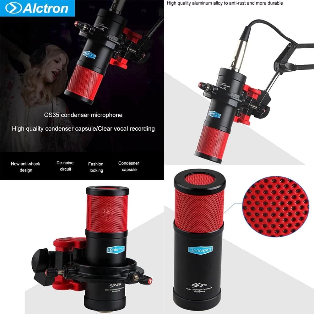 Alctron CS35 Cardioid Condenser Microphone 7 Alctron CS35 Cardioid Condenser Microphone - Image 5