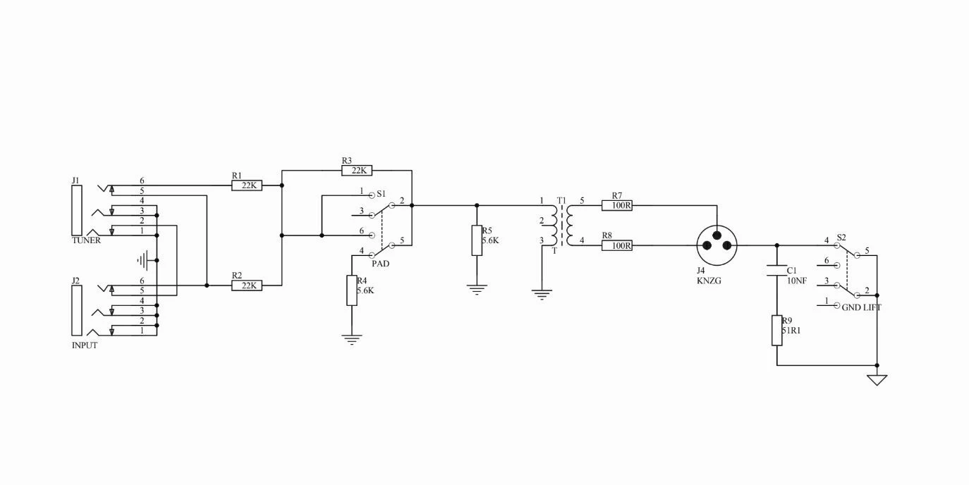 Alctron SD202 Passive DI Compact Stereo-to-Mono Direct Input Box 6 Alctron SD202 Passive DI Compact Stereo-to-Mono Direct Input Box - Image 4