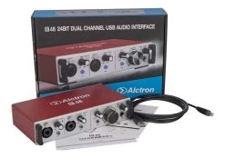 Alctron U48 2-in 2-out USB Audio Interface With 2 Preamps -Music Equipment Store AC U48 5