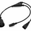 Powermaster IEC Power Y Cable - C13 C14 And Mains Socket