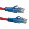 Datamaster Cat6 Crossover Cable Red With Blue Boots - 1m 2 Datamaster Cat6 Crossover Cable Red With Blue Boots - 1m -Music Equipment Store ACS W2781RED