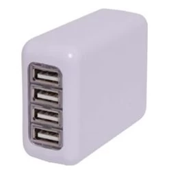 4 X USB Smart Charger & Travel Adapter - 4.1Amp - 100-240V -Music Equipment Store ALT A 0309B 2