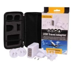 4 X USB Smart Charger & Travel Adapter - 4.1Amp - 100-240V -Music Equipment Store ALT A 0309B 4