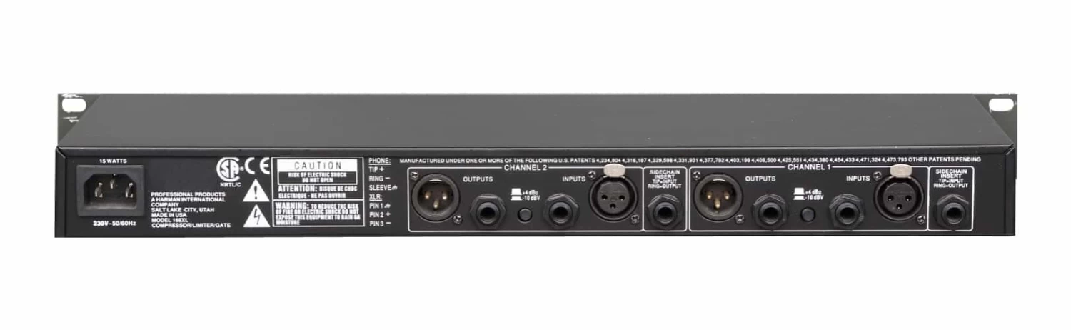 SWAMP 166XL Two Channel Compressor Limiter Gate Dynamic Processor 4 SWAMP 166XL Two Channel Compressor Limiter Gate Dynamic Processor - Image 2