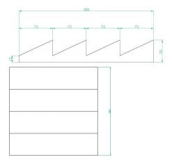 10x Sheets Of SWAMP Studio Acoustic Foam Panel - 50mm Wedge -Music Equipment Store AP FOAM 40 4