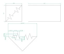 2x SWAMP Studio Acoustic Foam Corner Bass Trap Piece -Music Equipment Store AP FOAM BASS 60 4