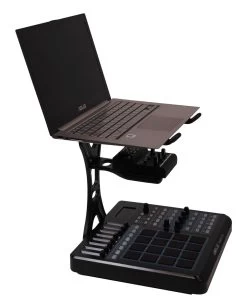 Deluxe Heavy Duty DJ Laptop Stand With Interface Tray - Dual Tier -Music Equipment Store AP LS 500 2