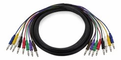 SWAMP 8 Channel 1/4" Mono Audio Snake Cable - 2m