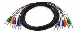SWAMP 8 Channel 1/4" TRS Balanced Audio Snake Cable - 80cm