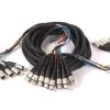SWAMP 8-way XLR Signal Splitter Snake -Music Equipment Store AP M Split Snake 10m