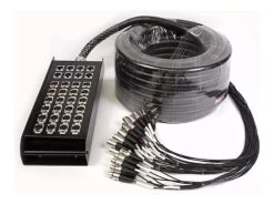 Multicore Cable W/ Stage Box - 32 Channels W/ 8 Returns - 30m