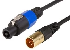 SWAMP Speaker Adapter Cable - Speakon(m) To XLR(m) - 1m