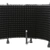 SWAMP SI05 Studio Vocal Recording Acoustic Reflection Filter -Music Equipment Store AP SI05 BK