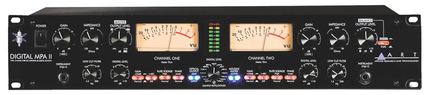 *art ART DIGITAL MPA II 2-Channel Instrument / Microphone Tube Preamp 4 *art ART DIGITAL MPA II 2-Channel Instrument / Microphone Tube Preamp - Image 2