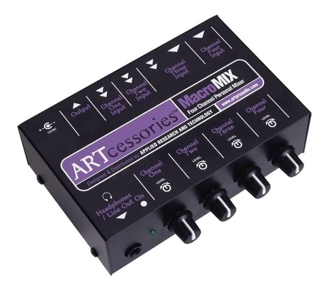 *art ART MacroMix - Four Channel Personal Mixer 3 *art ART MacroMix - Four Channel Personal Mixer
