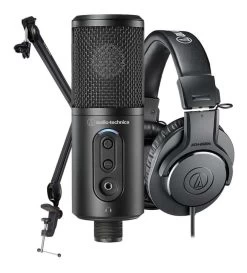 Audio-Technica Content Creator Pack For Podcasting Recording