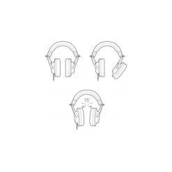 Audio-Technica ATH-M20x Professional Monitor Closed-Back Over-Ear Headphones -Music Equipment Store ATH M20x 2