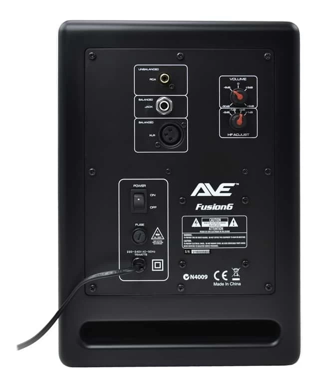 AVE Fusion 6 Inch Studio Monitor - Pair/Single - White/Yellow - Yellow Cone - Single 5 AVE Fusion 6 Inch Studio Monitor - Pair/Single - White/Yellow - Yellow Cone - Single - Image 3