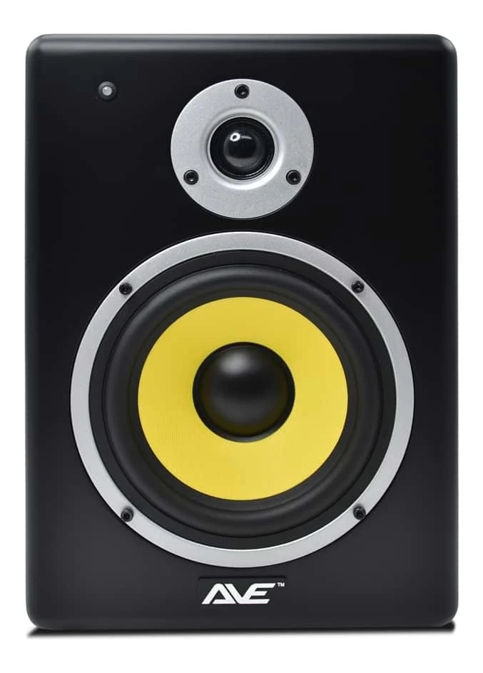 AVE Fusion 6 Inch Studio Monitor - Pair/Single - White/Yellow - Yellow Cone - Single 3 AVE Fusion 6 Inch Studio Monitor - Pair/Single - White/Yellow - Yellow Cone - Single