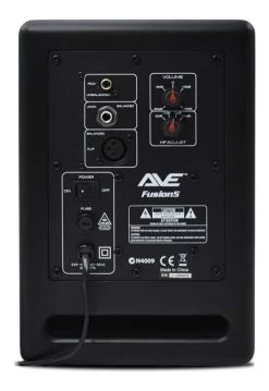 AVE Fusion 5 Inch Studio Monitor - Pair/Single - White/Yellow - Yellow Cone - Single -Music Equipment Store AVE FUSION5 2