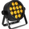 Beamz BAC306 Fanless LED Pro Par Can - 12 X 12W RGBWA+UV