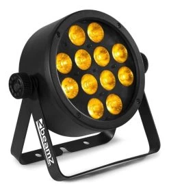 Beamz BAC306 Fanless LED Pro Par Can - 12 X 12W RGBWA+UV
