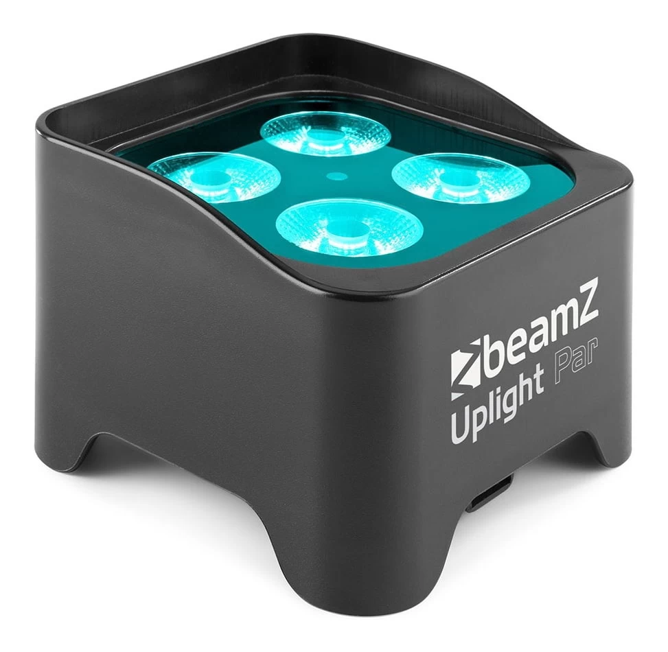 Beamz BBP90 Fanless Battery Powered Uplight Par - 4x4W RGB-UV 4 Beamz BBP90 Fanless Battery Powered Uplight Par - 4x4W RGB-UV - Image 2