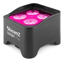 Beamz BBP90 Fanless Battery Powered Uplight Par - 4x4W RGB-UV 11 Beamz BBP90 Fanless Battery Powered Uplight Par - 4x4W RGB-UV -Music Equipment Store BMZ BBP 90 3
