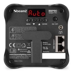 Beamz BBP90 Fanless Battery Powered Uplight Par - 4x4W RGB-UV 12 Beamz BBP90 Fanless Battery Powered Uplight Par - 4x4W RGB-UV -Music Equipment Store BMZ BBP 90 4