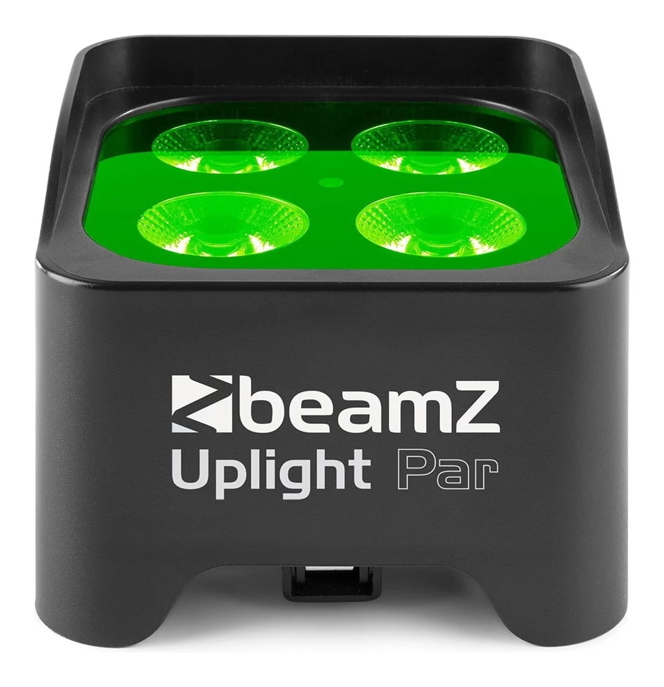 Beamz BBP90 Fanless Battery Powered Uplight Par - 4x4W RGB-UV 3 Beamz BBP90 Fanless Battery Powered Uplight Par - 4x4W RGB-UV