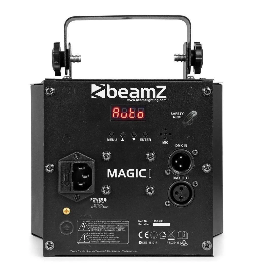 Beamz Magic1 LED Multi-Effects Derby Light With UV And Strobe 5 Beamz Magic1 LED Multi-Effects Derby Light With UV And Strobe - Image 3