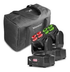 Beamz MHL36 LED Moving Head Wash Set
