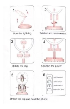 SWAMP 12" USB LED Live Ring Light - 5W To 15W 7 SWAMP 12" USB LED Live Ring Light - 5W To 15W -Music Equipment Store CEN CR A8 2