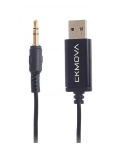 CKMOVA AC-A35 3.5mm TRS To USB-A Audio Cable 1.2m - Black 7 CKMOVA AC-A35 3.5mm TRS To USB-A Audio Cable 1.2m - Black -Music Equipment Store CKM AC A35 2