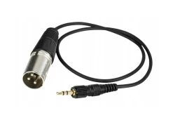 CKMOVA AC-TLX 3.5mm Locking TRS To 3-pin Male XLR Cable - 35cm