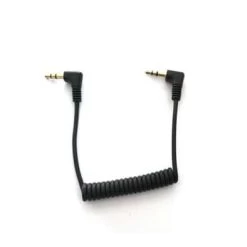 CKMOVA 3.5mm Right-angle TRS Male To 3.5mm TRS Male Coiled Cable -Music Equipment Store CKM AC TTS 3
