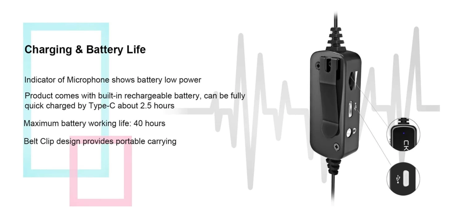 CKMOVA LCM6C USB Type-C Lavalier Omnidirectional Condenser Microphone 8 CKMOVA LCM6C USB Type-C Lavalier Omnidirectional Condenser Microphone - Image 6