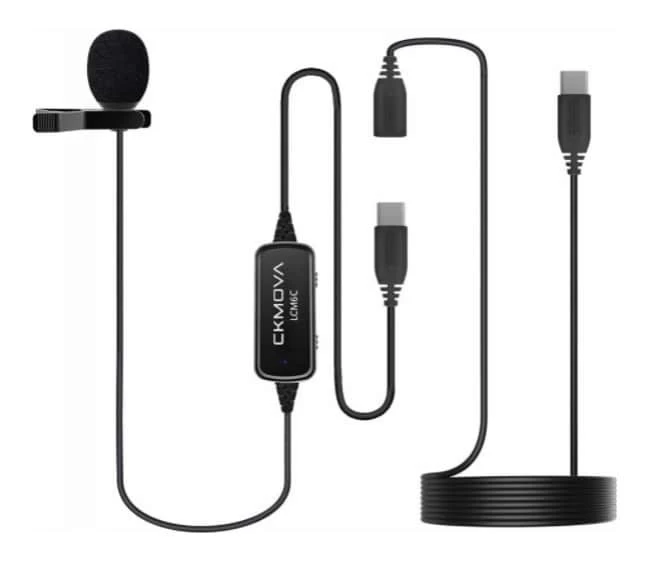 CKMOVA LCM6C USB Type-C Lavalier Omnidirectional Condenser Microphone 3 CKMOVA LCM6C USB Type-C Lavalier Omnidirectional Condenser Microphone