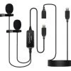 CKMOVA LCM6LD Dual-head Lavalier Microphone For IOS Lightning Devices -Music Equipment Store CKM LCM6LD