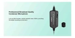 CKMOVA LCM6LD Dual-head Lavalier Microphone For IOS Lightning Devices -Music Equipment Store CKM LCM6LD 3